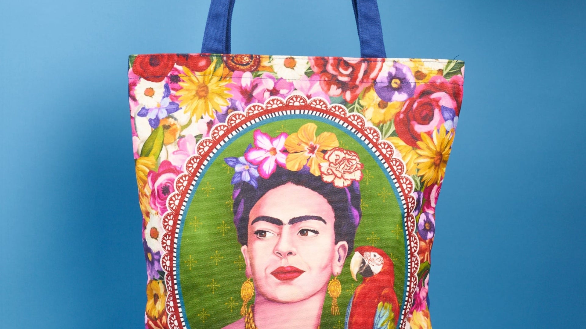 Frida Kahlo Tiger Lily Zippered Wallet