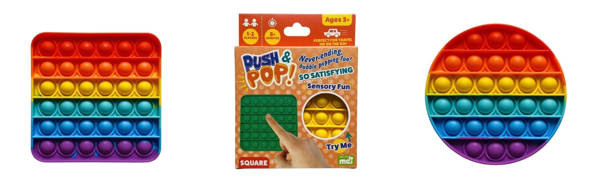 Homing Instincts Push It Pop It stress toys