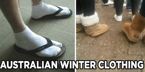 Australian winter clothing meme