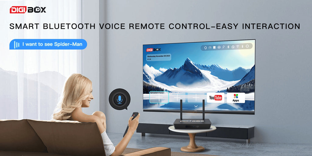 DIGIBOX-D3-PLUS SMART BLUETOOTH VOICE REMOTE CONTROL-EASY INTERACTION