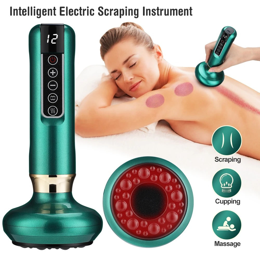 Electric Cupping Massager – Vacuum Suction Gua Sha with Infrared Heat for Anti-Cellulite & Body Slimming Therapy - Image 16