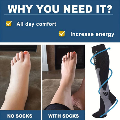 Bamboo Compression Socks (Pack Of 2) – Healtreat