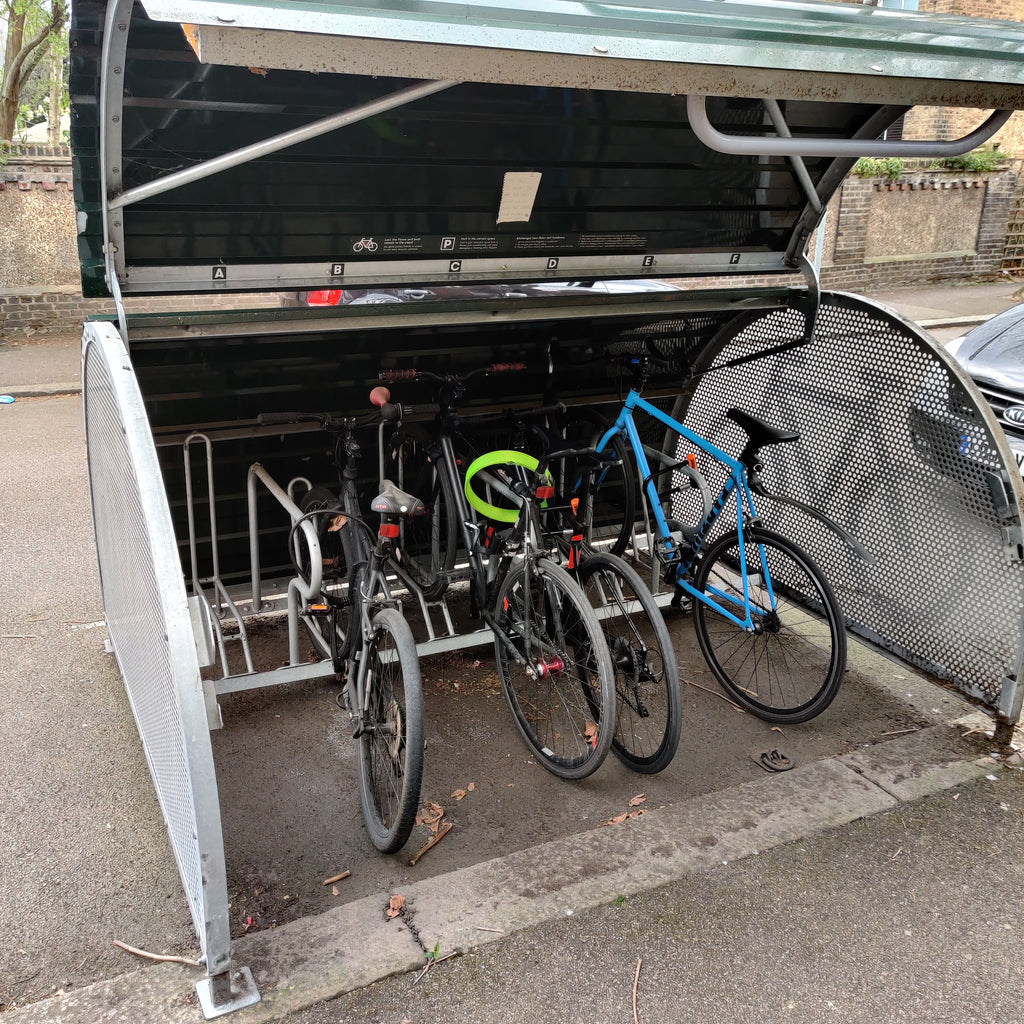 Litelok saves bike in bike hanger