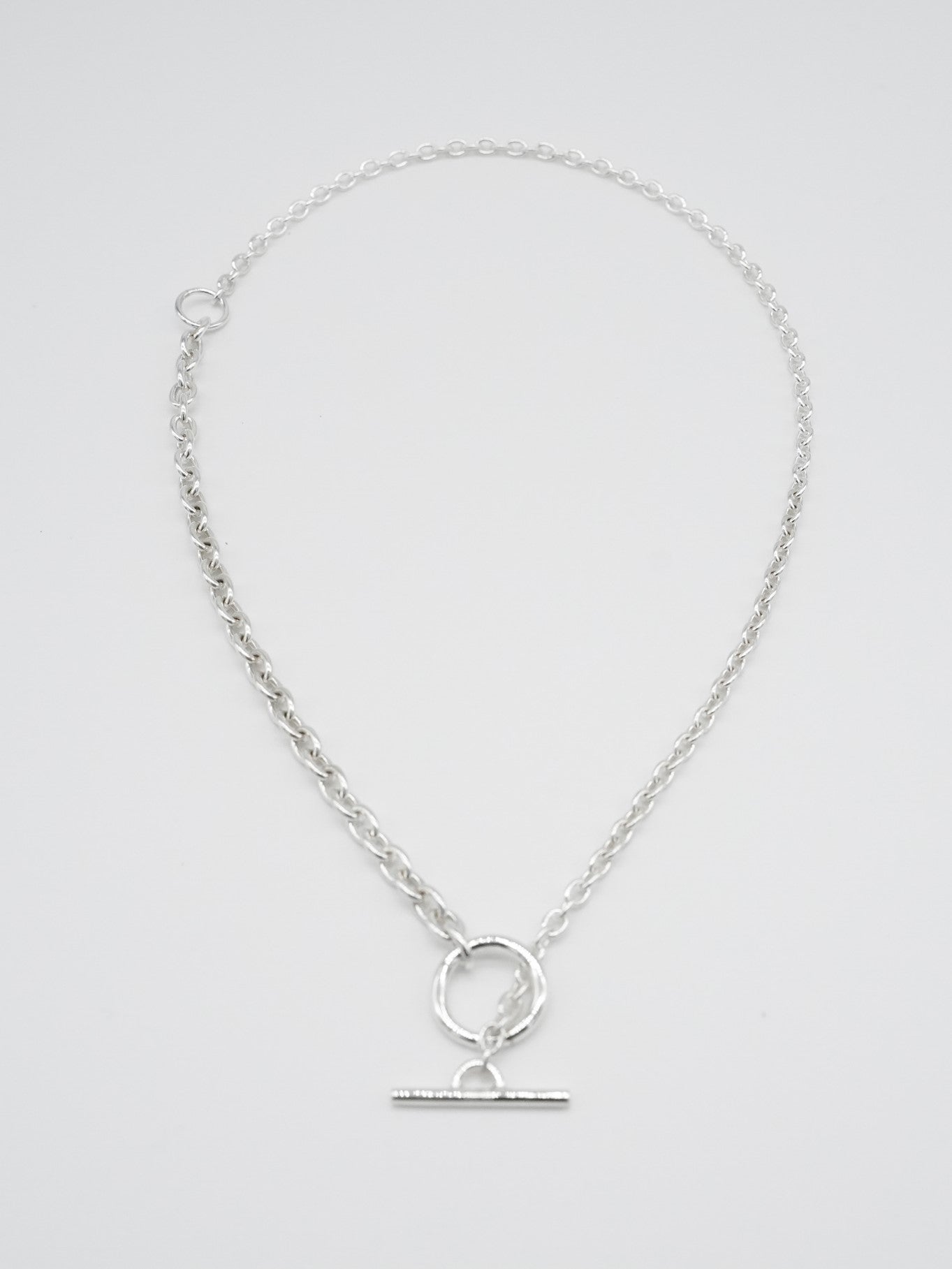 multi chain necklace silver – vebet jewelry