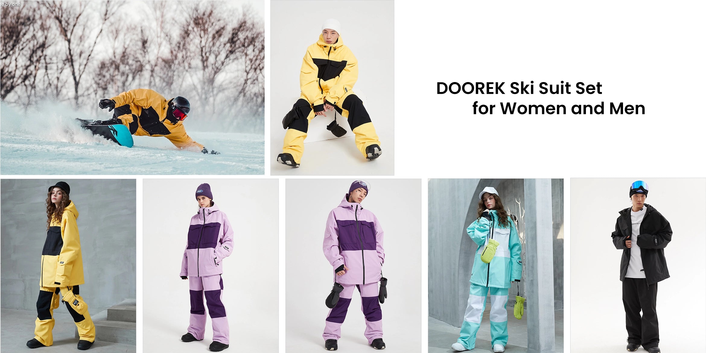 1. Doorek Ski Suit for Women and Men