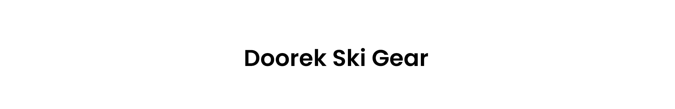 1. Doorek ski gear