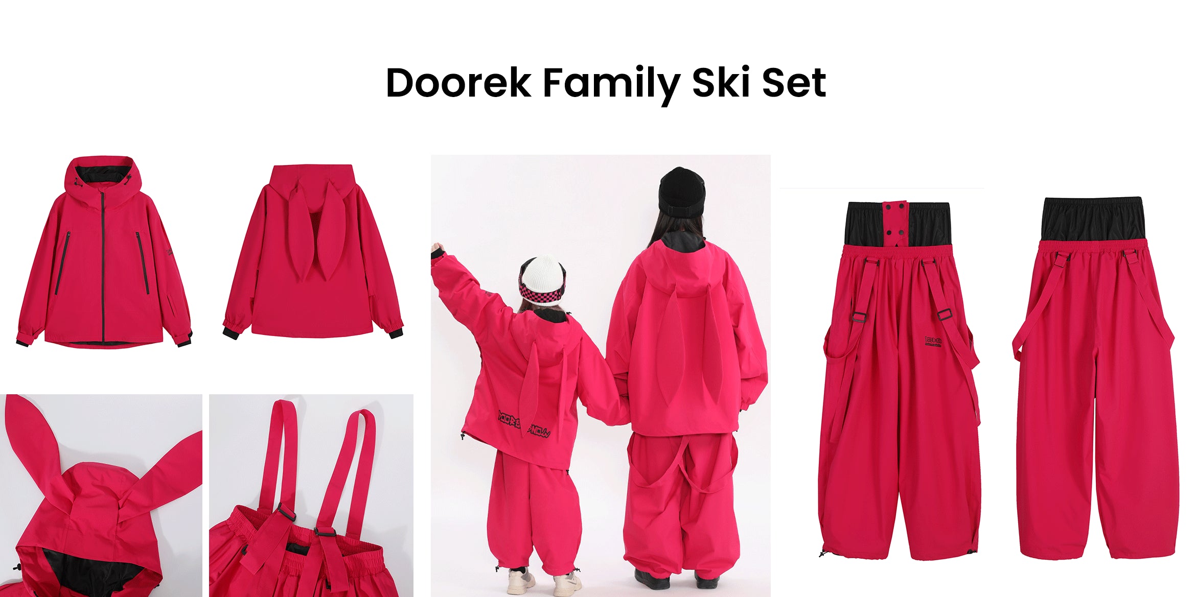 2. Doorek Family Ski Set