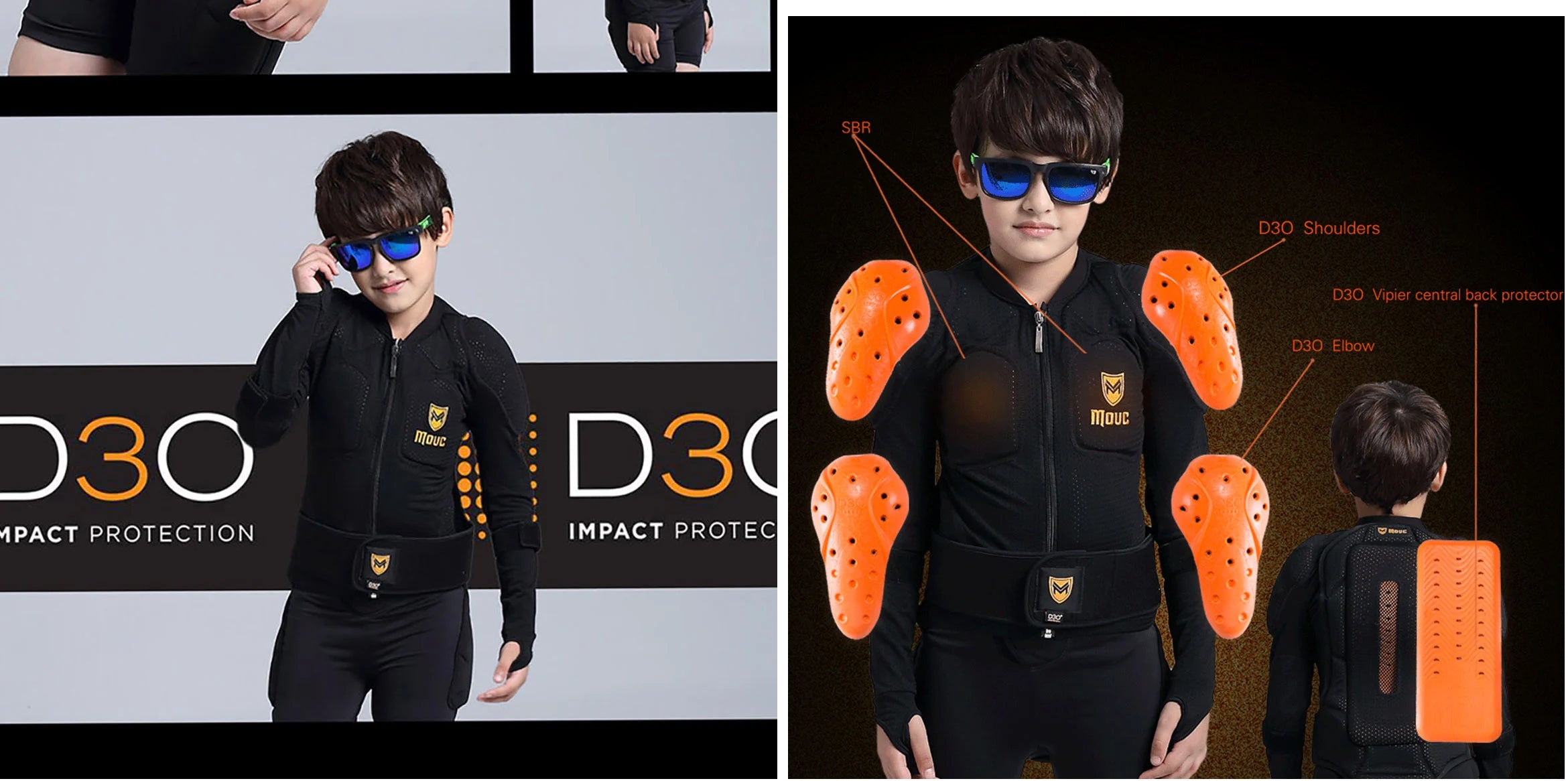 3. Doorek Ski Armor Jacket for Kids - model 2