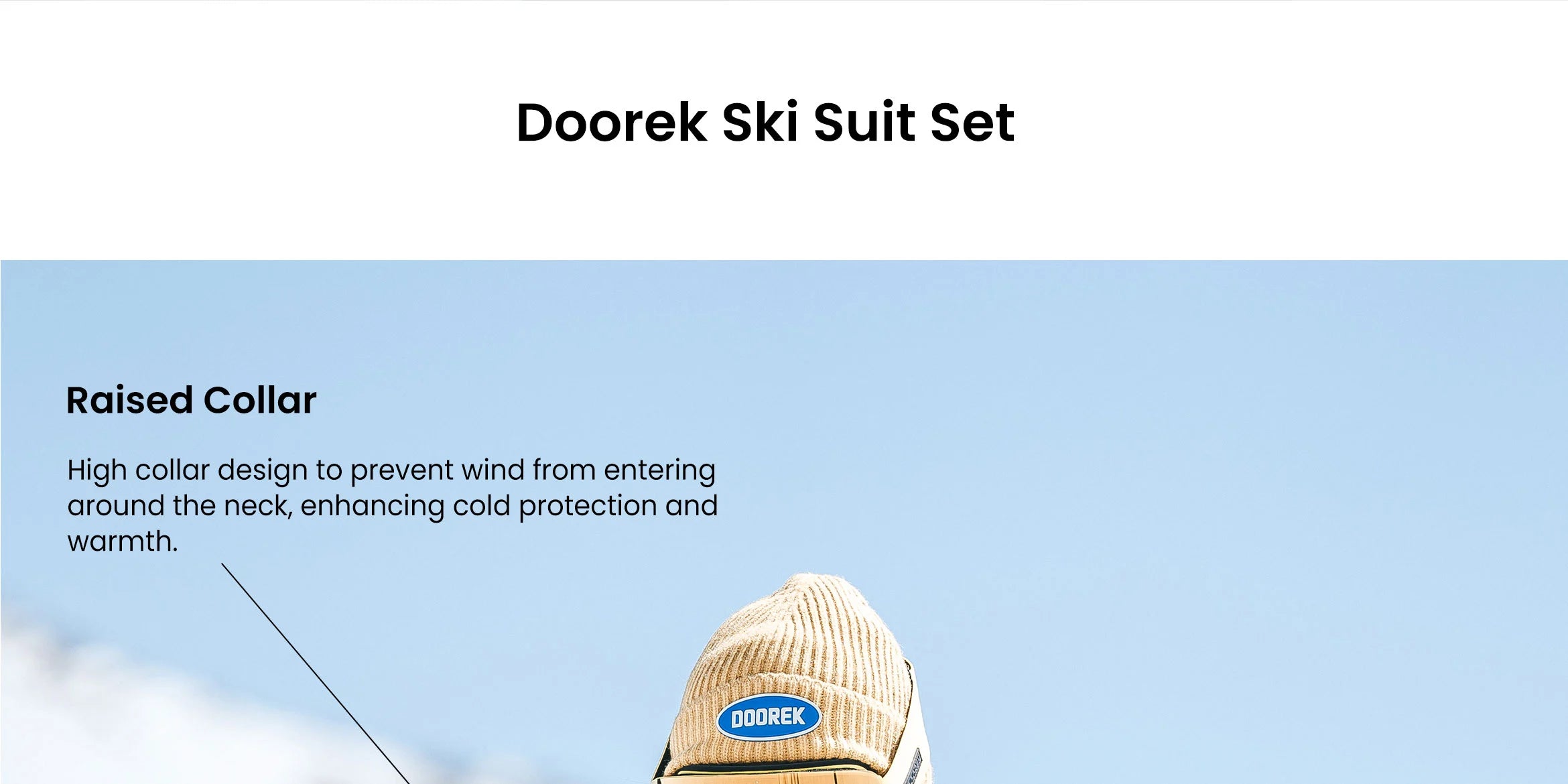 3. Doorek ski suit set - Raised Collar