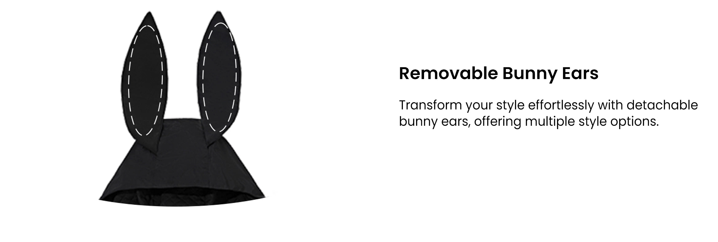 4. Removable Bunny Ears