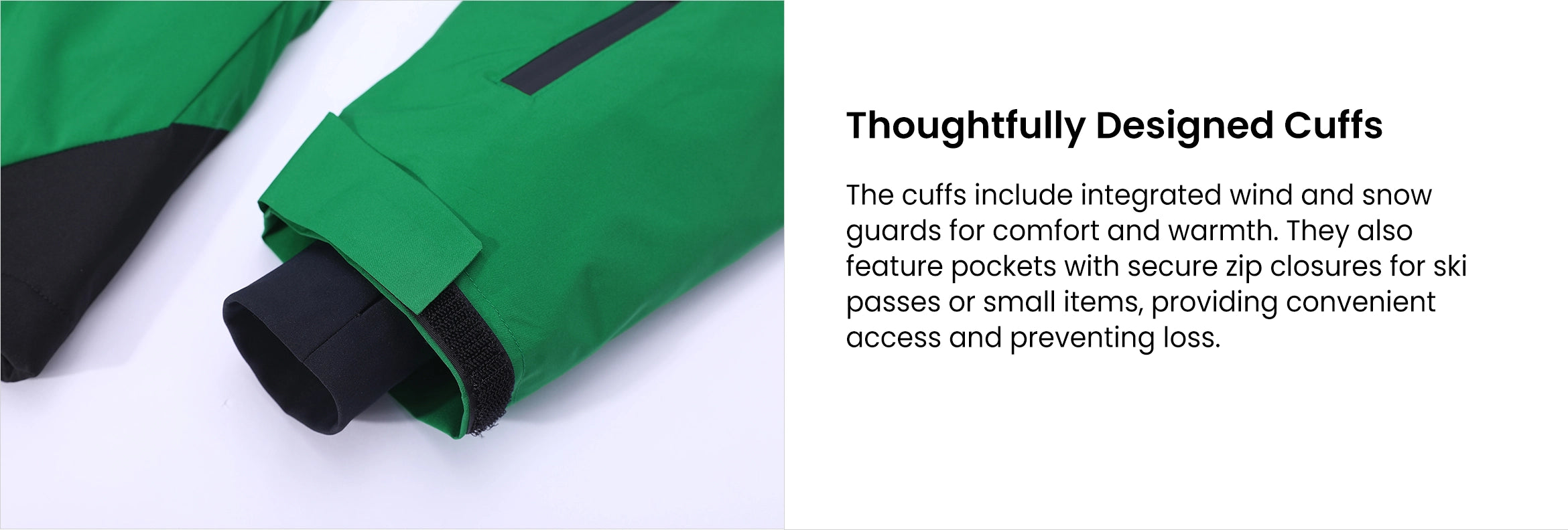 4. Thoughtfully Designed Cuffs
