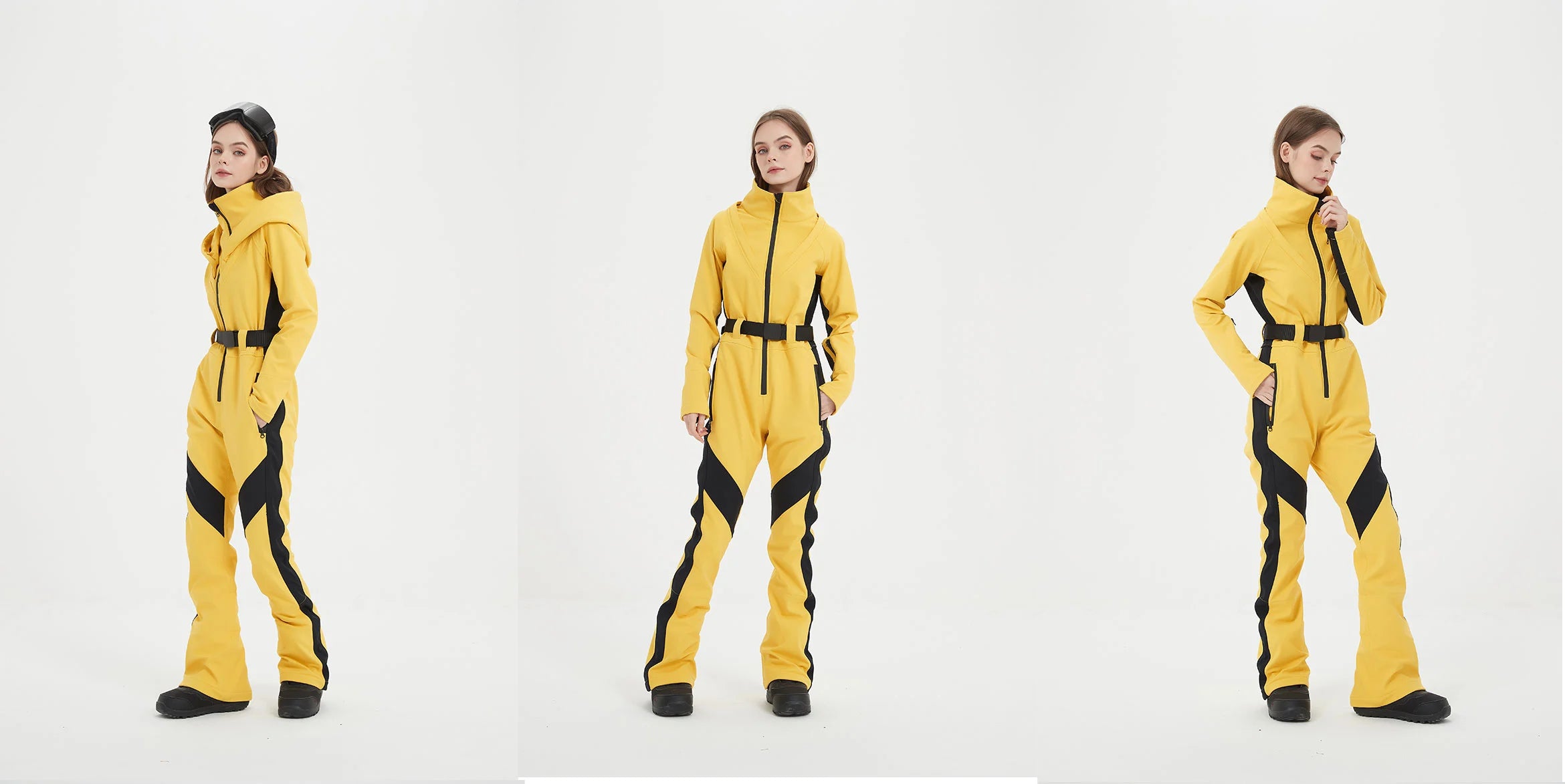 5. Doorek ski jumpsuit - yellow