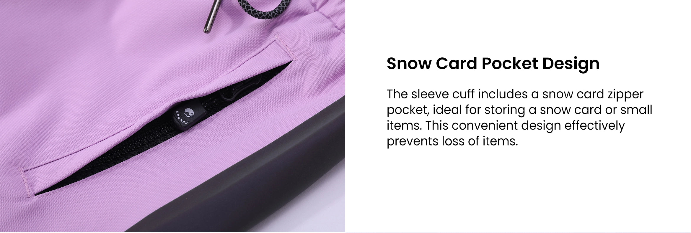 6. Snow Card Pocket Design