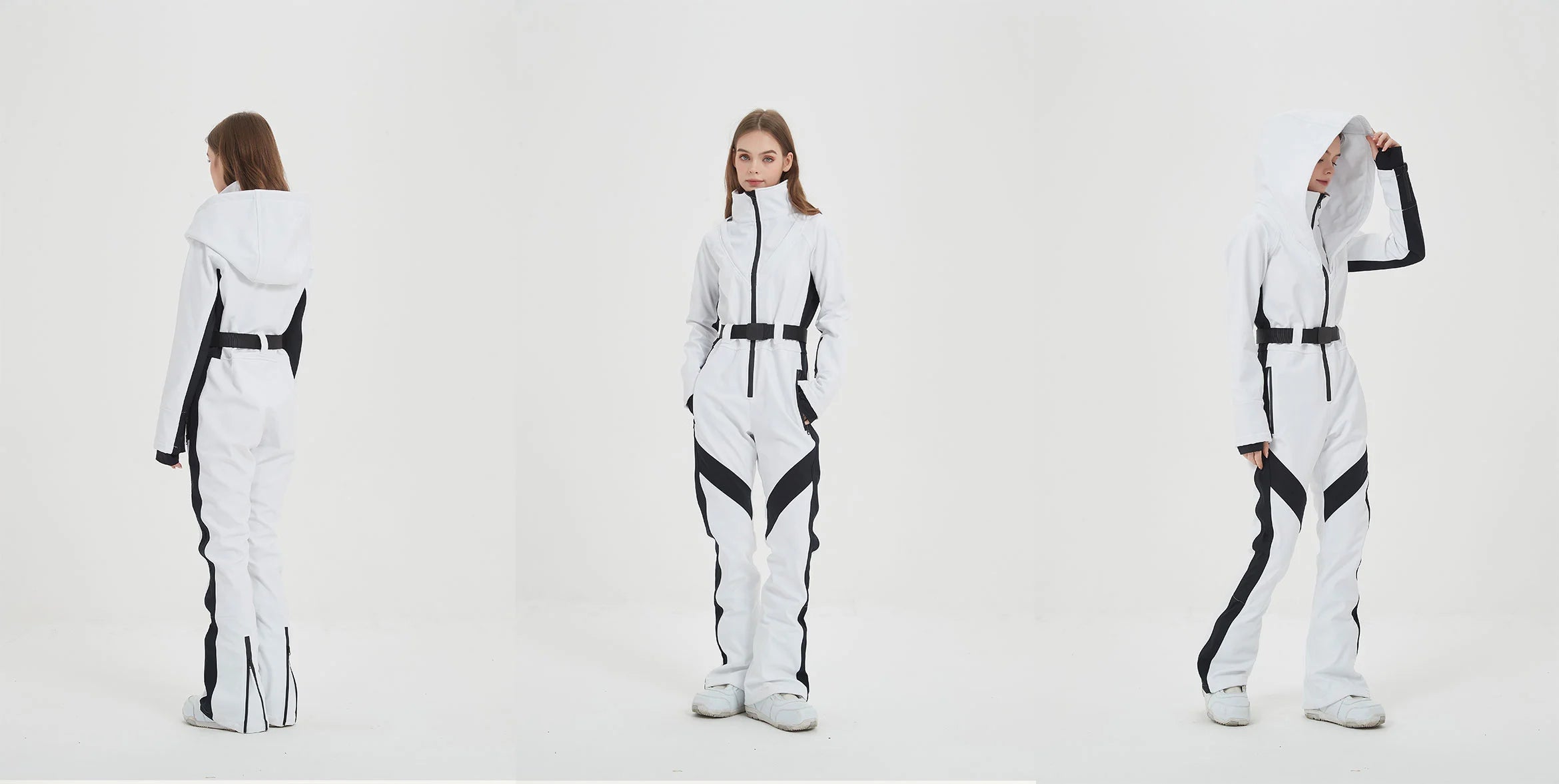 6. Doorek ski jumpsuit - white