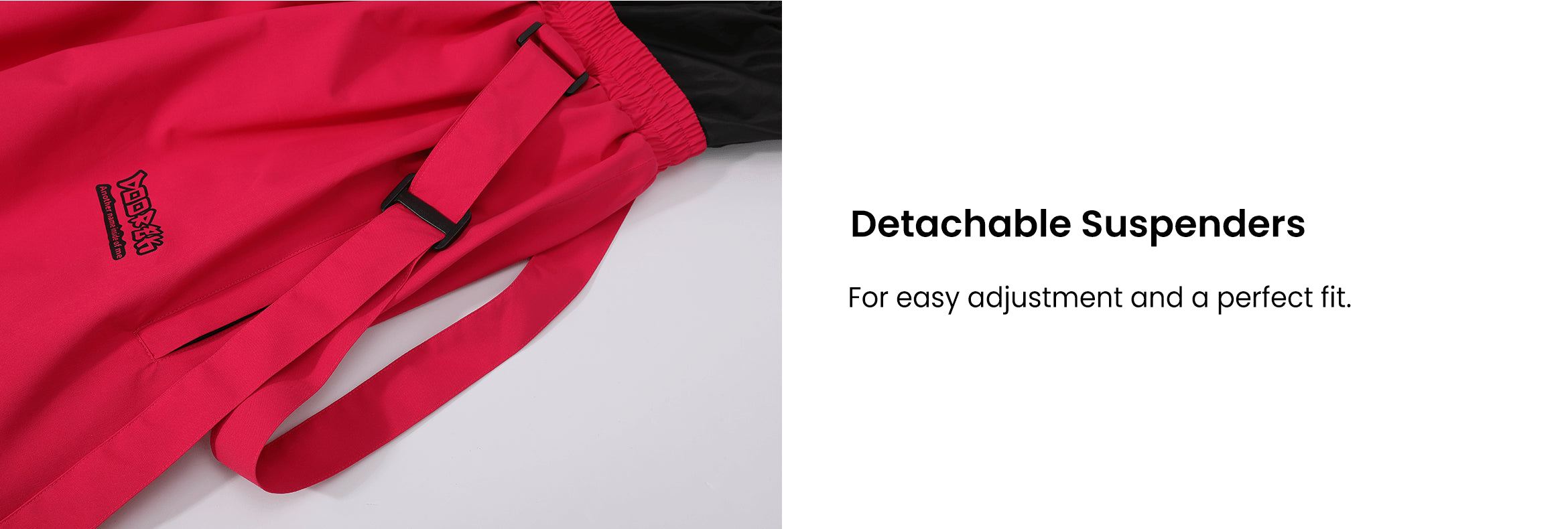 7. Doorek ski pants - Detachable Suspenders