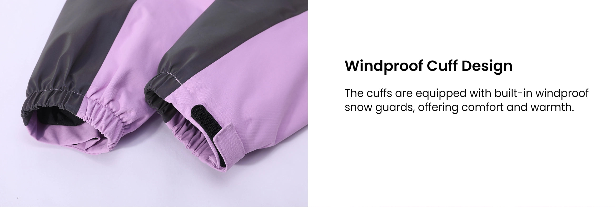8. Windproof Cuff Design