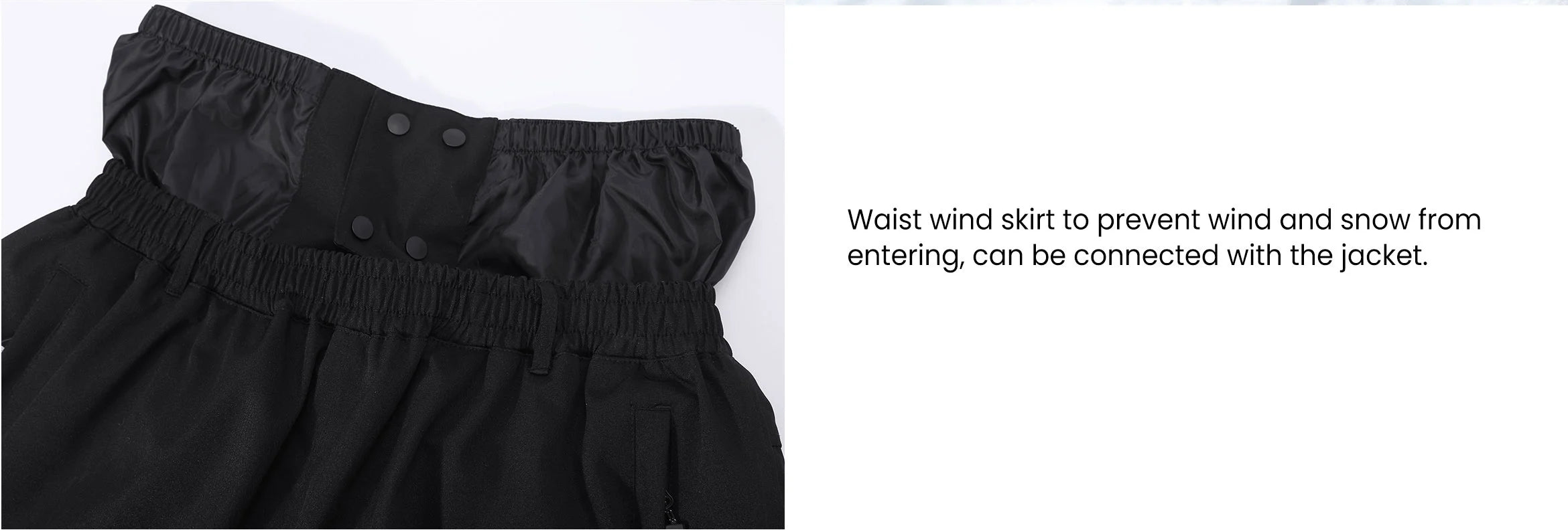 8. Doorek ski suit set - waist wind skirt