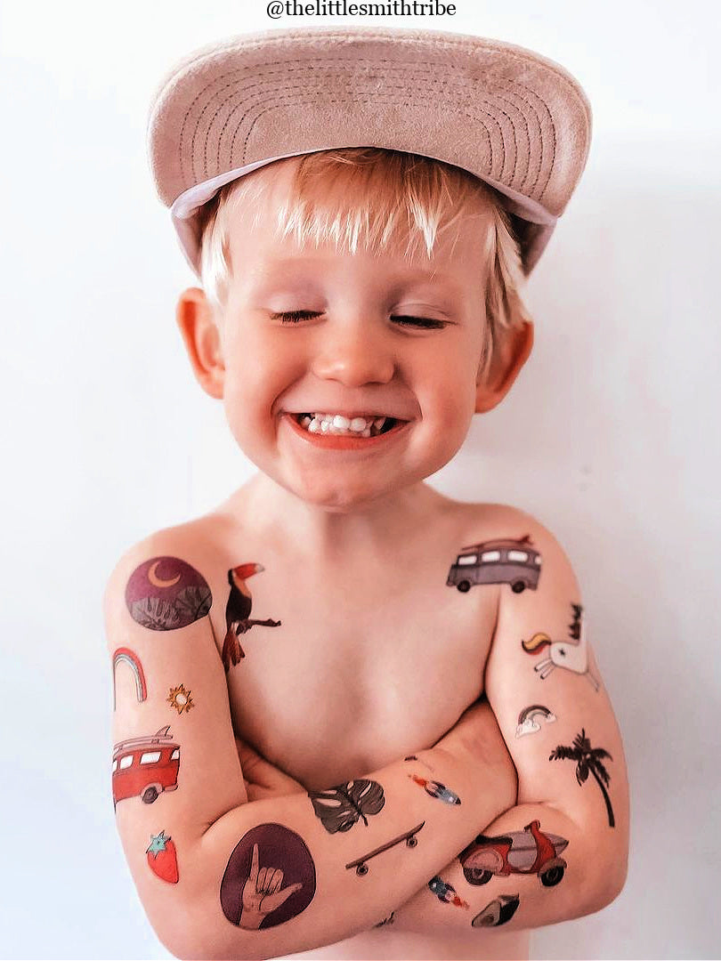 3d Girls Boys Temporary Tattoos For Kids Party Favor Birthday Decoration  Tattoo Set Children Face Temporary Stickers Waterproof Arm Hand Diy Fake  Tato  Fruugo IN