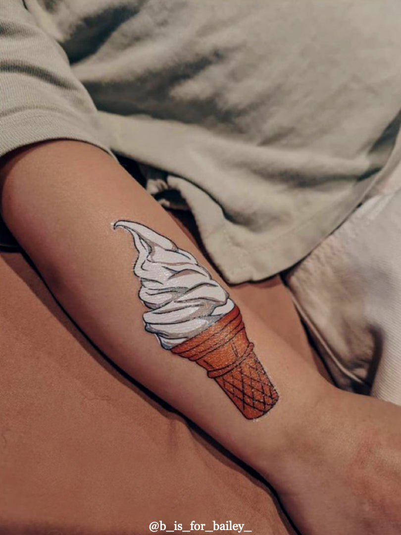 Ice Cream Tattoo Images Browse 2238 Stock Photos  Vectors Free Download  with Trial  Shutterstock
