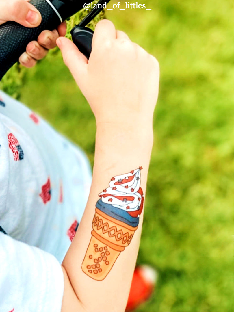 Free Printable Patriotic Temporary Tattoos  Taste of the Frontier