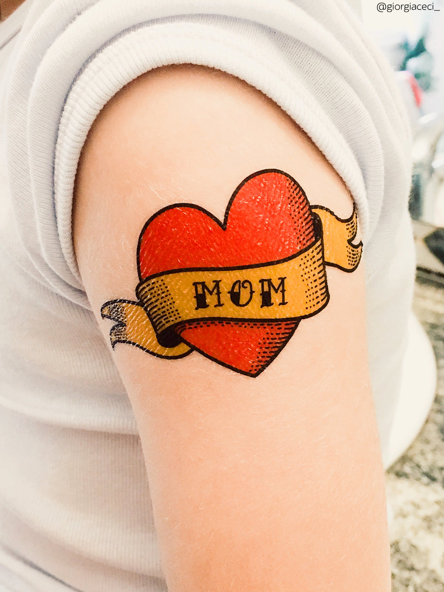 Buy Pack of 3 Mom Temporary Tattoo Custom Name Fake Tattoo Online in India   Etsy