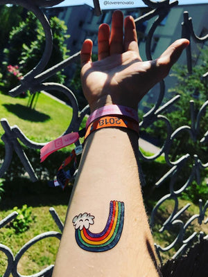 Buy Rainbow Fake Tattoo Online In India  Etsy India