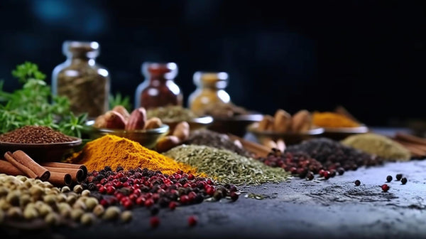 Spices on a Table