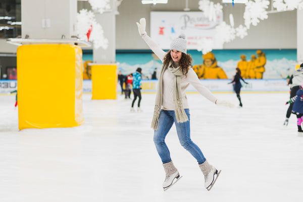 An Ice Skating Woman