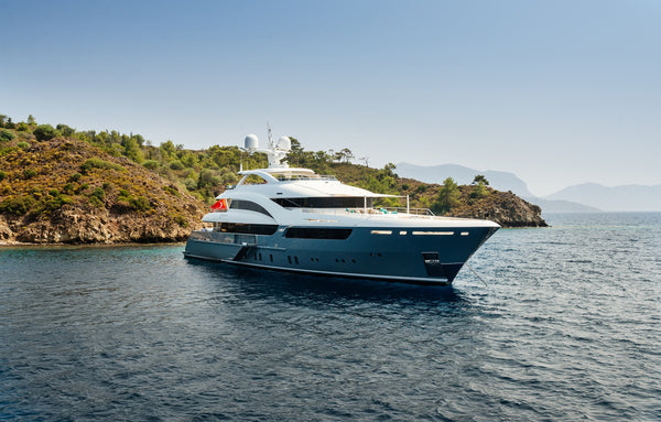 A Yacht on a Turkish Sea