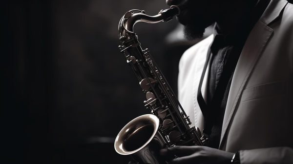 a man playing saxophone