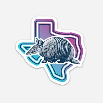 Armadillo TX sticker