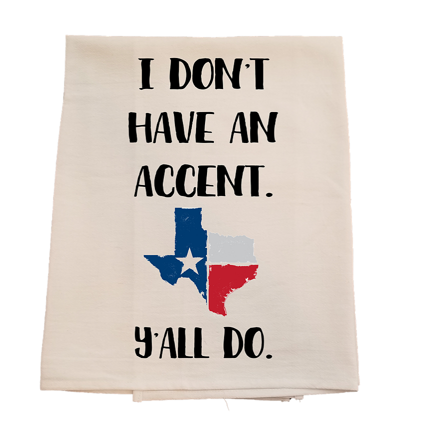Texas Accent Tea Towel