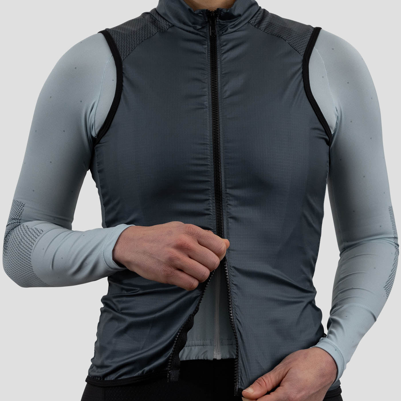 Download Womens Cycling Wind Vest - Stone Blue - Ornot Online Store