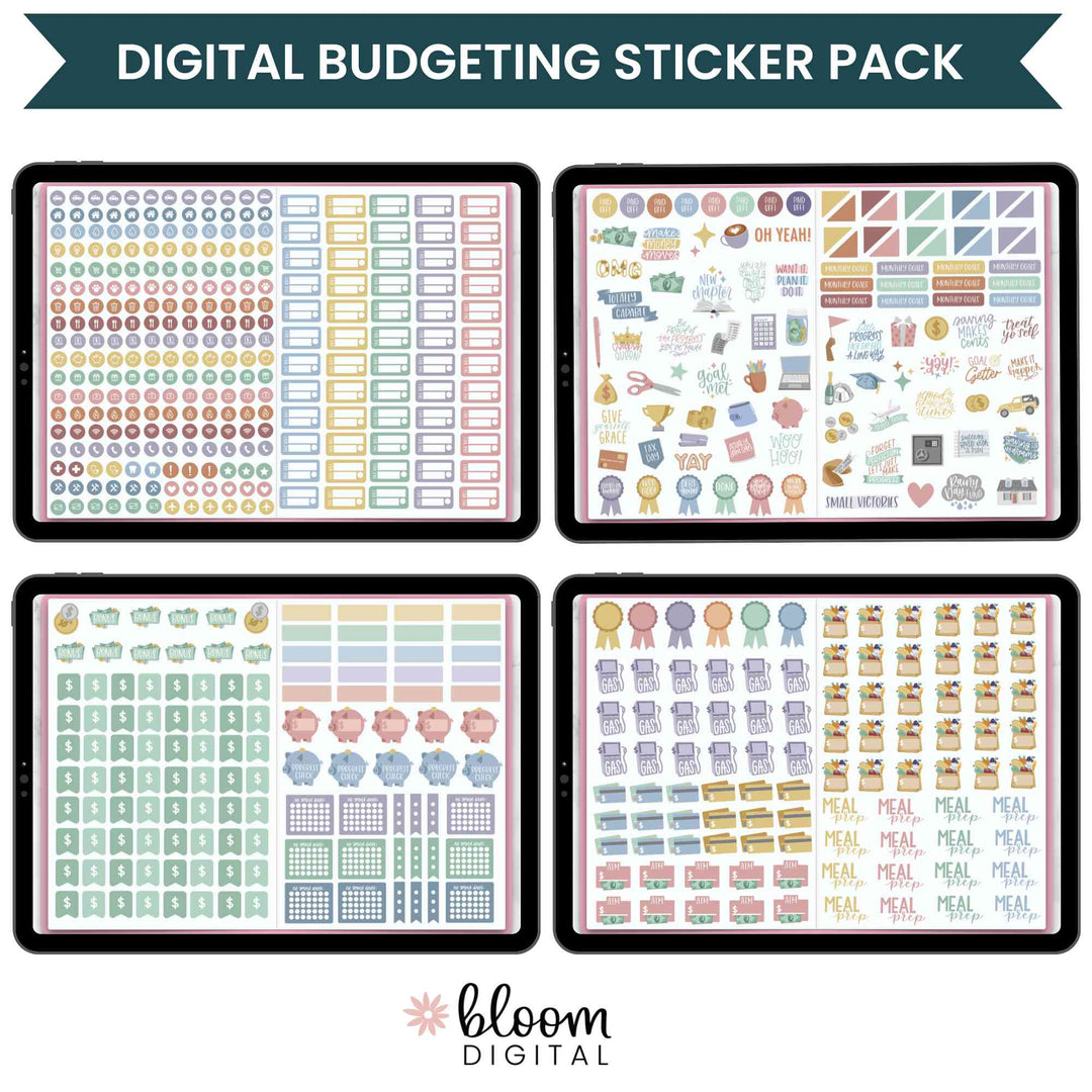 Digital Productivity Stickers for Digital Planning in GoodNotes