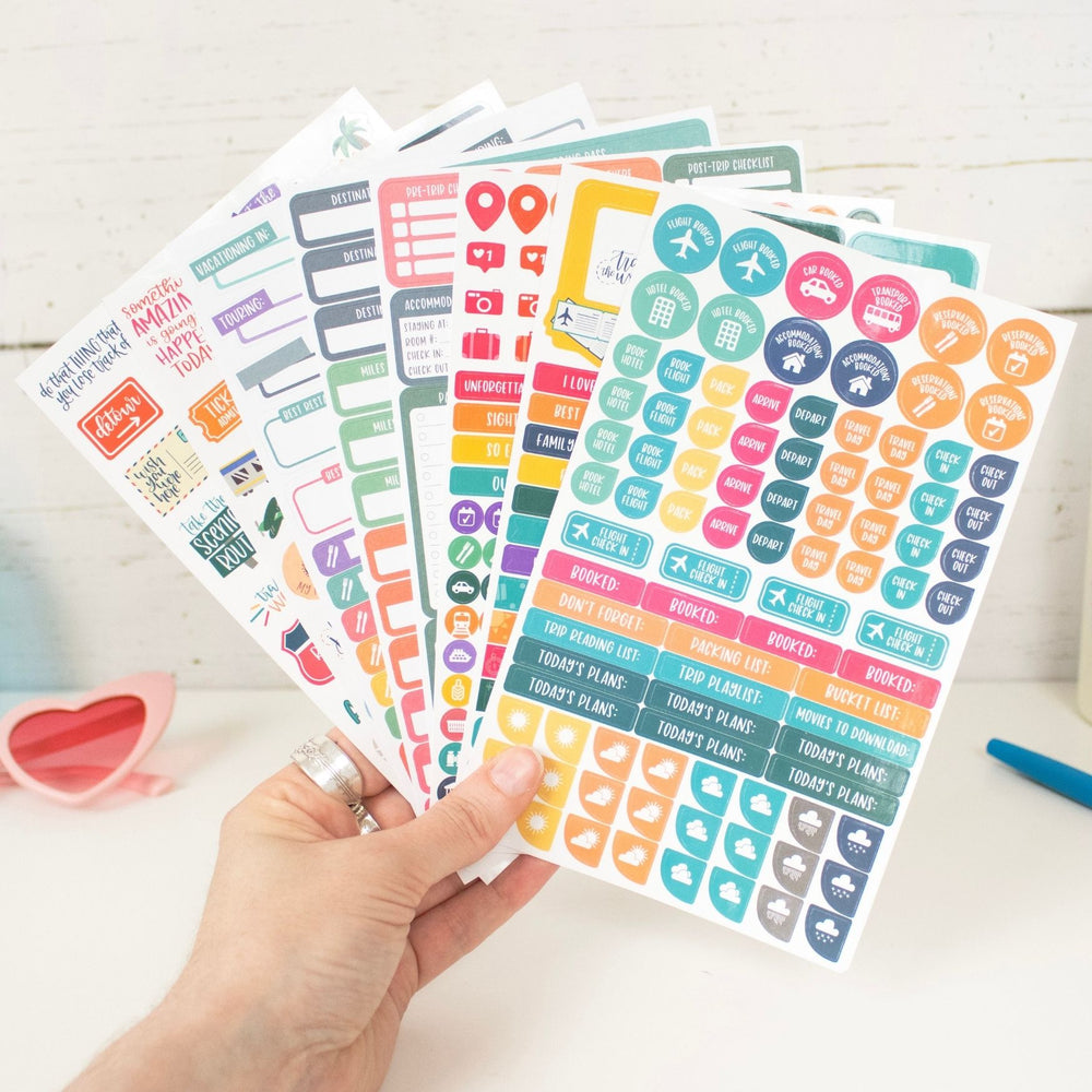 SHOP PAGE FLAG STICKERS  Shopping Trip, Reminder Stickers, Shop Track –  The Planning Queen