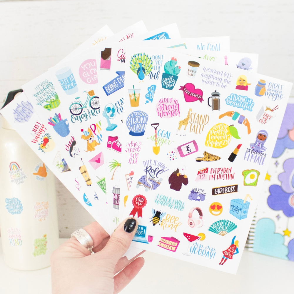 Inspirational Quote Sticker Pack by bloom daily planners®