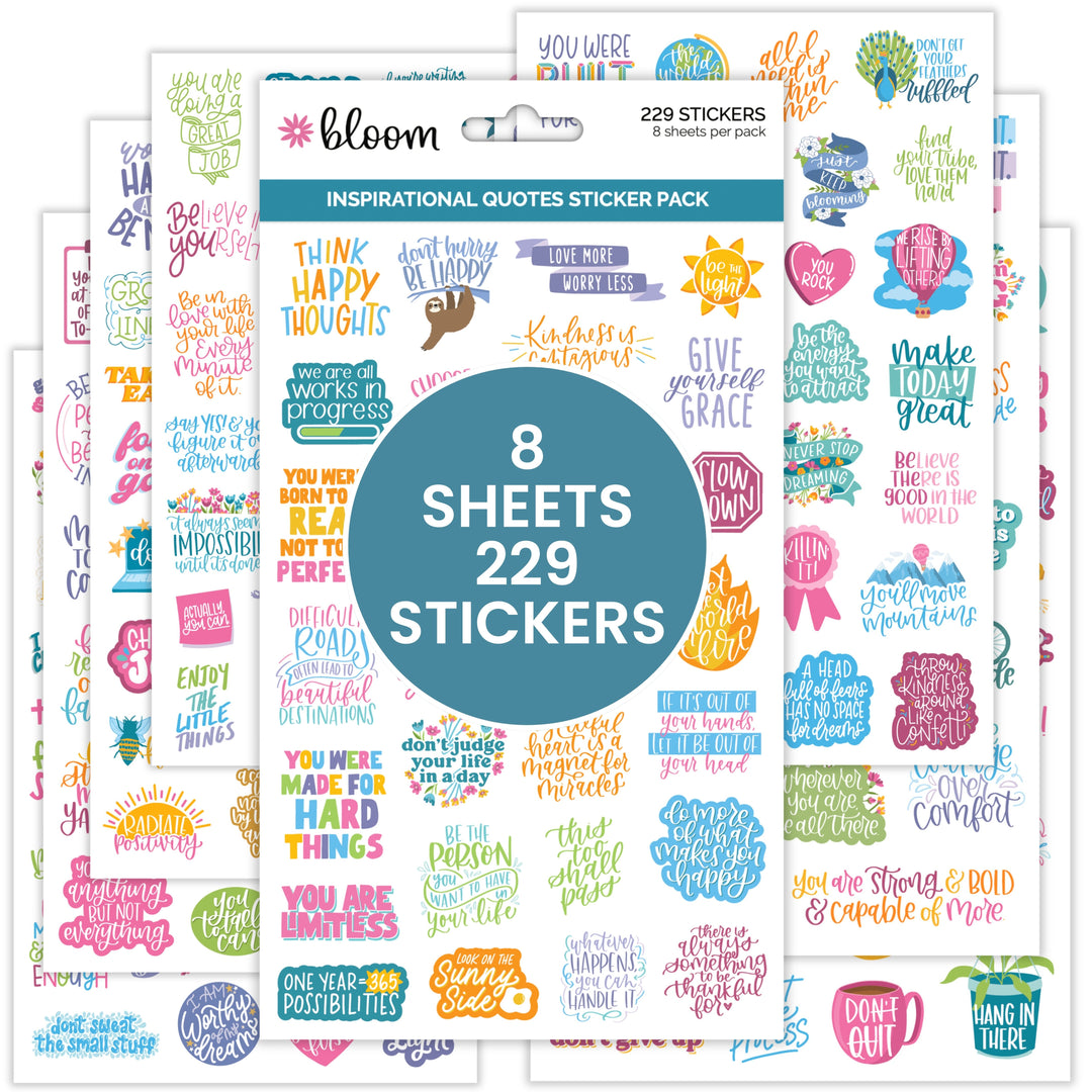 Bloom Daily Planners 40 Page Sticker Book - Stickers Make Everything Better