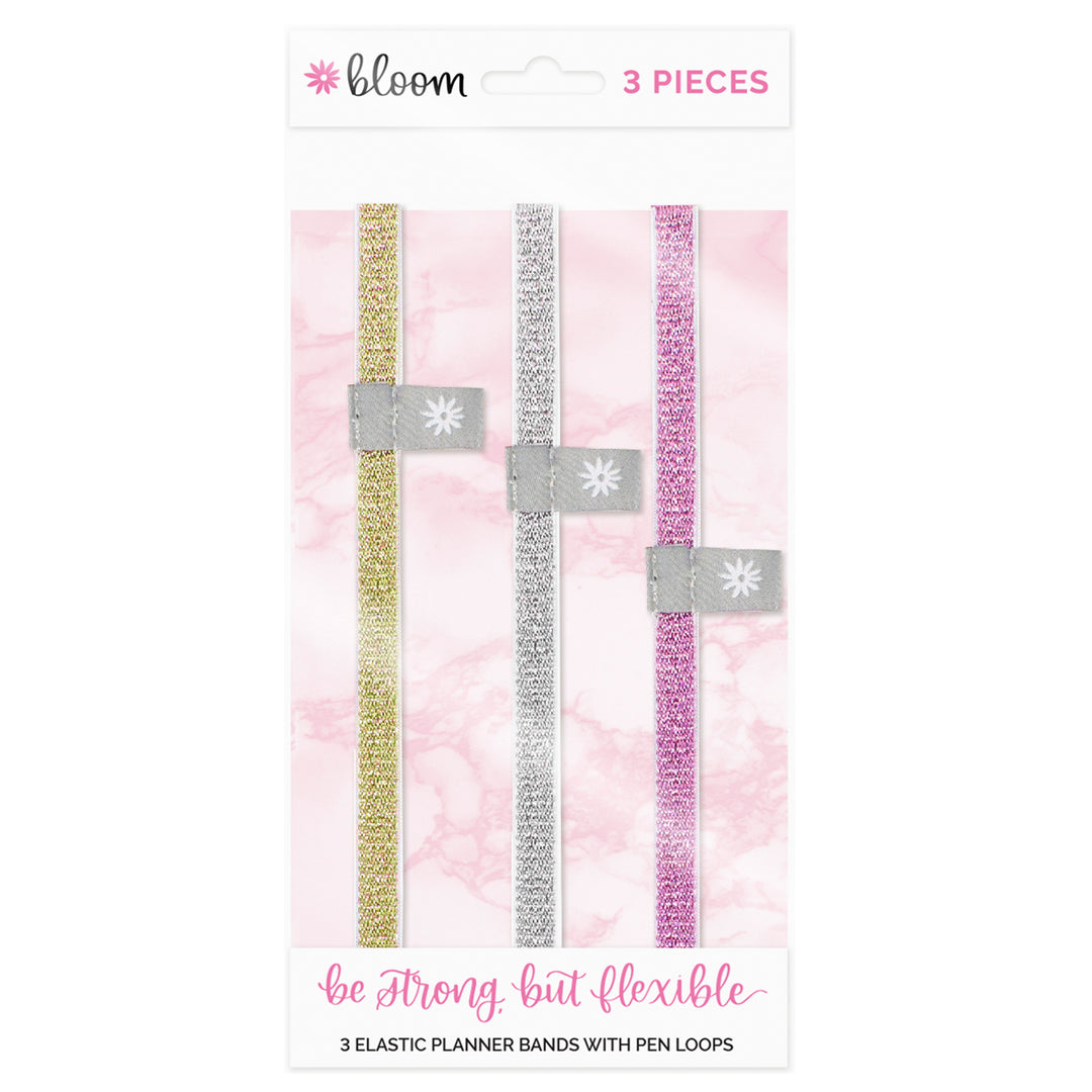  bloom daily planners 3-Pack Magnetic Bookmarks - Mini Snap-in Page  Marker Clips for Planners, Books, Journals (2.5” x 1”) - Botanical : Office  Products