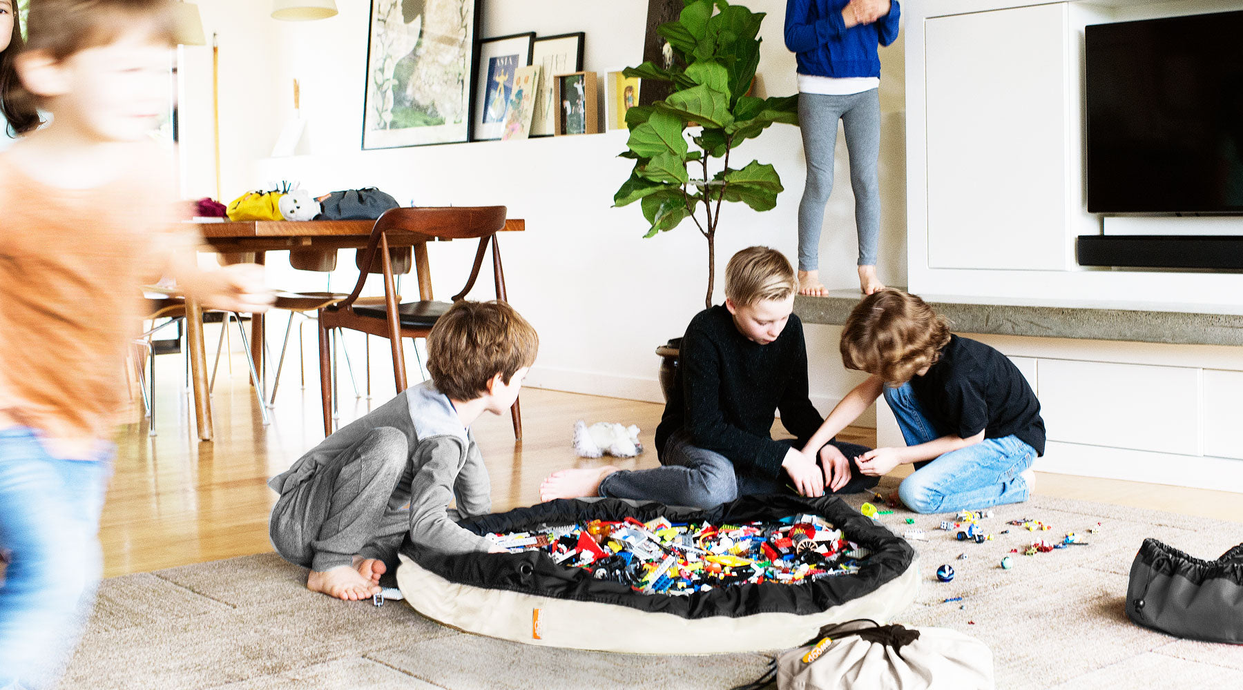 toy bag play mat