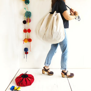 canvas toy bag