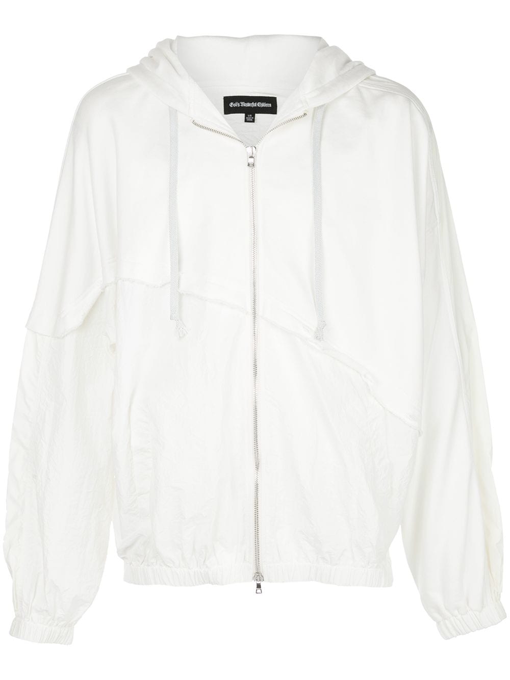 TERRY MIX COLOR BLOCK JACKET (OFF WHITE) – God's Masterful Children