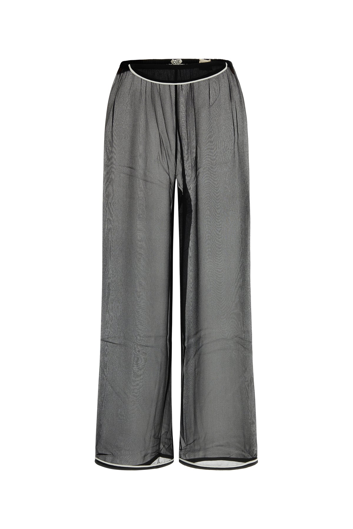 BODE Black silk wide-leg pant - BODE - Modalova
