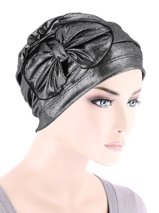 Pleated Bow Cap – Turban Plus Wholesale