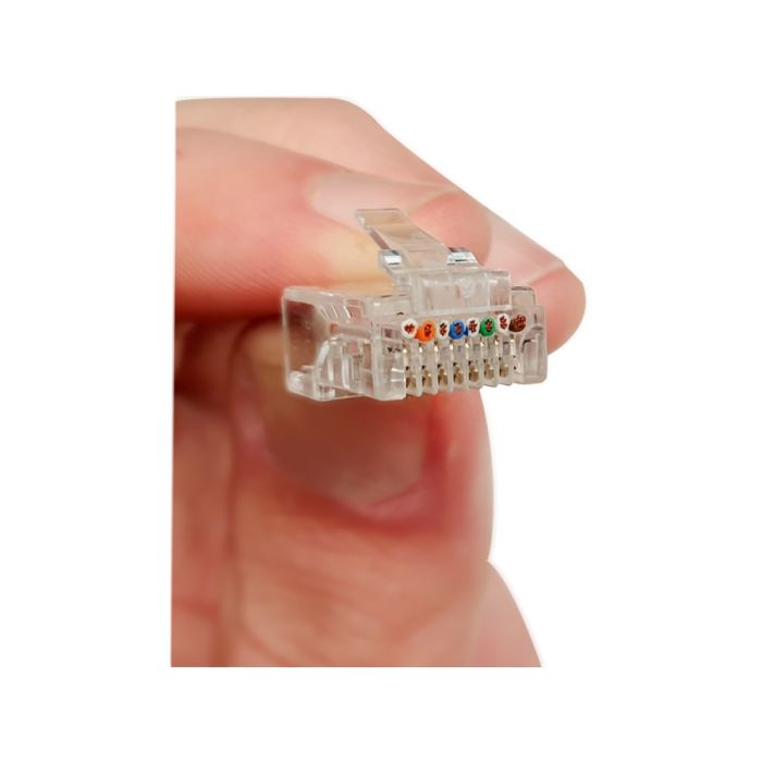 CAT7 RJ45 Shielded Connector + Insert 22-24AWG Cable Up To 0.62mm Conductor