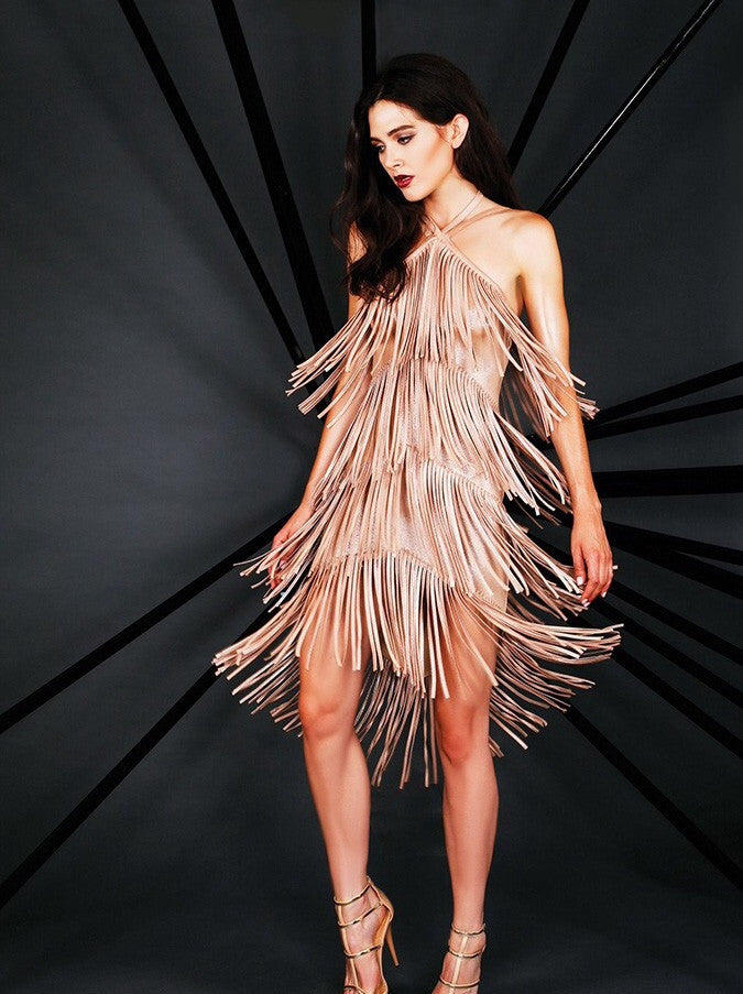 sexy fringe dress