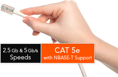 CAT 5e with NBASE-T Support