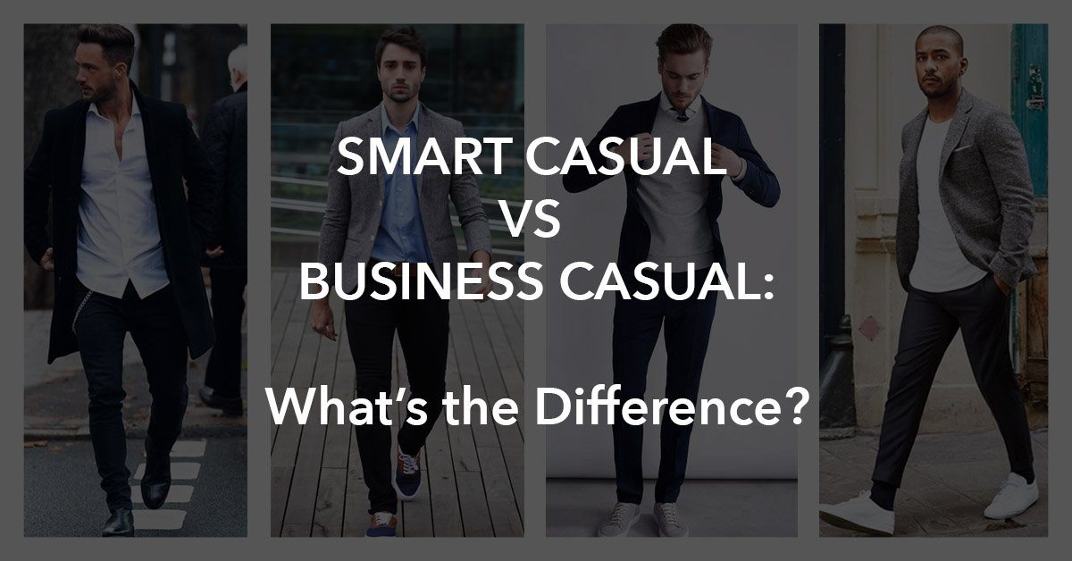 smart business casual men