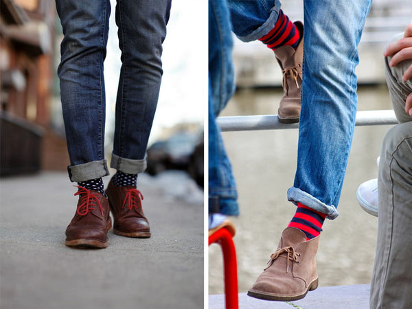 socks with jeans and sneakers