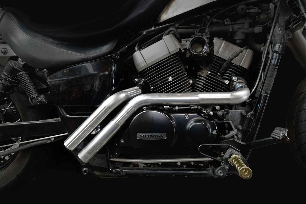 The Best Exhaust Option For Honda Shadow Bobbers Backdraft Exhaust Tj Brutal Customs