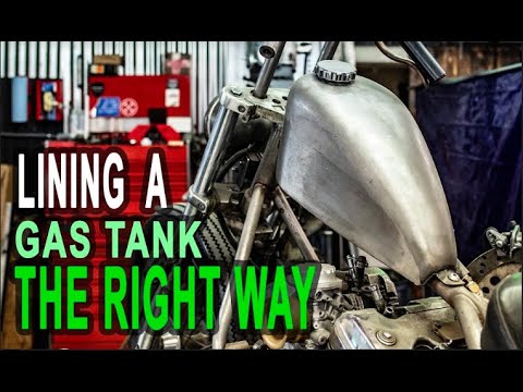 Lining A Honda Shadow Gas Tank The Basics